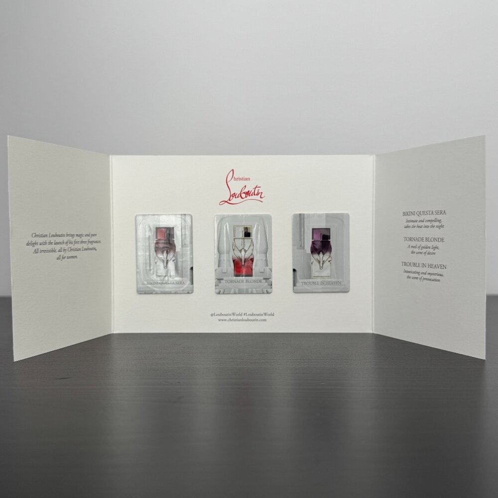 Christian Louboutin 3-pc blotter single use samples